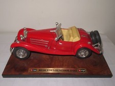 MERCEDES 500 K - 1936 - BURAGO - 1:18 scale - base legno / wooden base