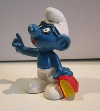 280-PUFFI-PUFFO TOPO BIBLIOTECA-BOOKWORM-2.0094-© PEYO WEST BULLY GERMANY-USATO