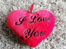 I LOVE YOU HEART PLUSH 16x12cm