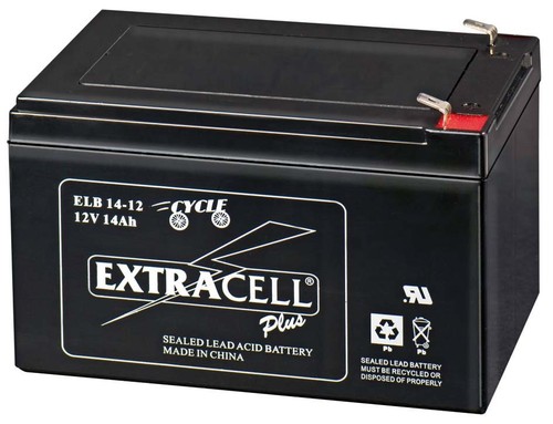 Batteria 12v 14ah ciclica bici - batteria,