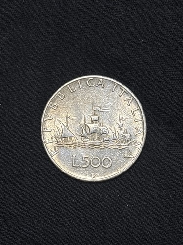 Moneta argento 500 lire - argento,