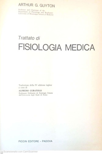 Trattato fisiologia medica - trattato,