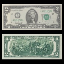 Banconota da due dollari degli