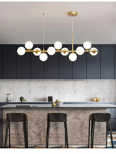 Lampadario 11 sfere in vetro a