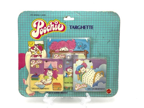 Mattel poochie targhette - poochie,