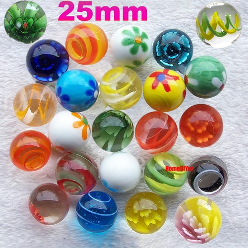 Palline solide vetro marmo - solide,