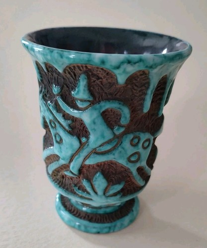 Vaso graffito italiano - vaso,