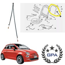 CAVO RIBALTA SEDILE SINISTRO FIAT 500 2015 2016 2017 2018 2019 2020 2021 2022 23