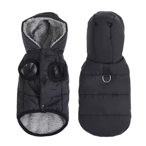 Cappotto cane con cappuccio