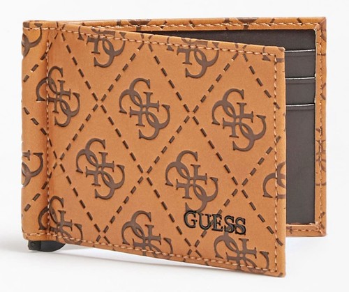 Portafoglio guess cognac porta - portafoglio,