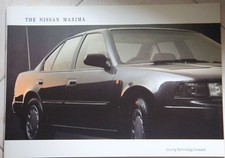 Nissan Maxima (05/1989) Catalogo - Brochure - Depliant - Prospekt (English)