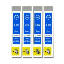 4 cartucce inchiostro ciano