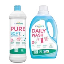 STANHOME DAILY WASH 1500 ML E AMMORBIDENTE C Detersivo bucato bianchi e colorati