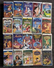 Disney VHS Lot 20 Masterpiece