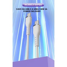 2 Pz. Cavo Dati USB type C 60W