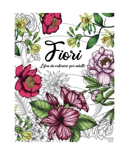 Fiori libro colorare - fiori, da