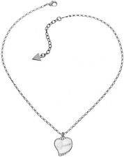 Collana Guess UBN21216 Donna Silver Guess Misura 45 Bigiotteria Nuovo