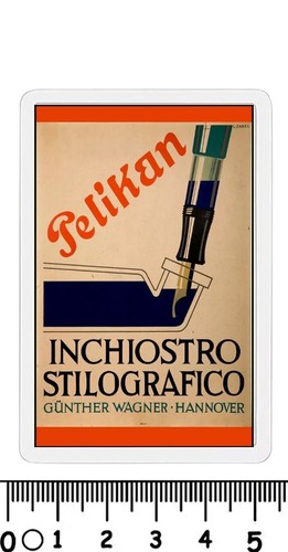 Calamita pubblicità pelikan - pubblicità,