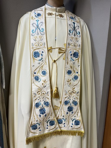 Stola romana mariana bianca - stola,