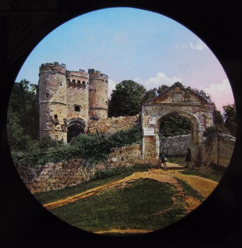 Colour glass magic lantern - colour,