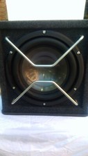 Cassa acustica subwoofer per auto chiusa in perfette condizioni 120 watt