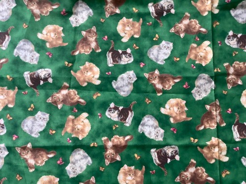 Tessuto per gatti verde