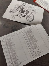 Détail des pièces cycle