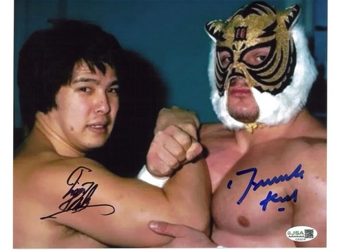 Jsa autographed tiger - jsa, mask