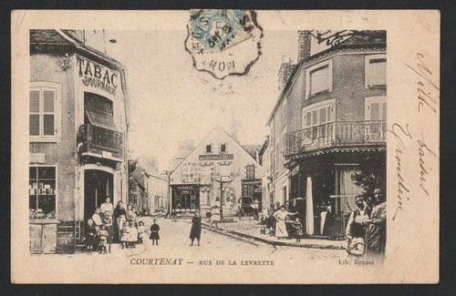 Cpa courtenay rue de - -,