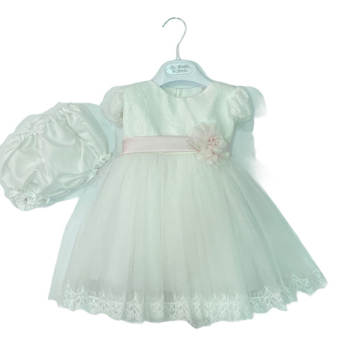 Abito vestito battesimo bimba - vestito,