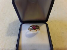 ANELLO  ANTICO (800) IN ORO GIALLO CON RUBINO E DIAMANTI - SI ACCETTANO PROPOSTE