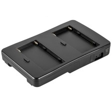 ayex piastra adattatore batteria con doppio slot per Sony NP-F970 F750 F550 per V-Mount