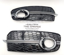 Griglie FENDINEBBIA RSQ5 Look per AUDI Q5 SUV 8R Restyle (2012-2016) NERO CROMO