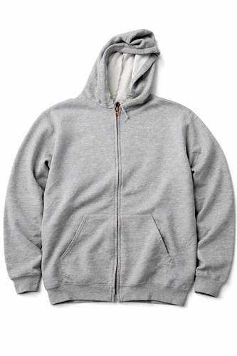 Felpa con cappuccio zip - felpa,
