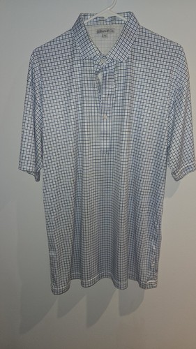 Polo uomo blu quadri - a,