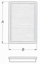 FILTRO ARIA BMC FB453/01 FIAT PANDA I (141A) 1000 IE / 1000 4X4 (HP 45 | YEAR 86