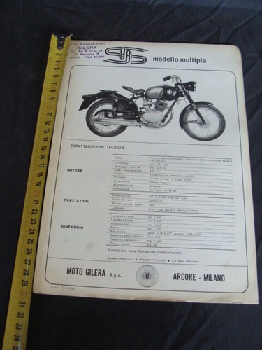Brochure moto gilera s - brochure,