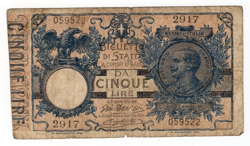 Italia lire 1900 - p-23, 1946