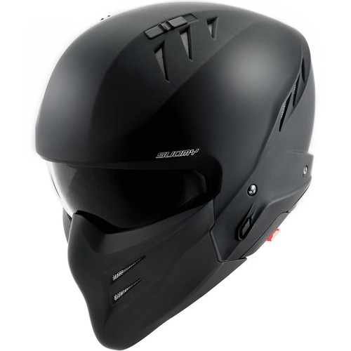 Casco moto jet con mentoniera - moto,