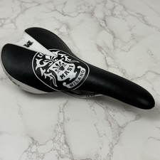 SELLA SELLA BICI VINTAGE VELO MASI MILANO BIANCO E NERO 11”