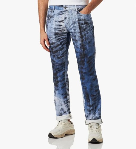Jeans uomo just cavalli stampa - jeans,
