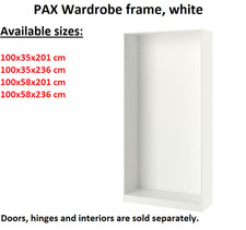 Ikea pax armadio telaio - ikea, bianco
