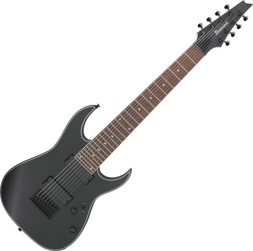 Ibanez rg8ex bkf black - black, flat