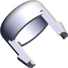 Bottone Pulsante Bianco per