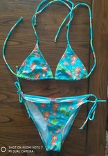 Costume BIKINI Donna Triangolo YAMAMAY Fantasia floreale Taglia 3