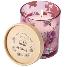 Candela in vaso vetro