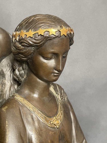 Antico pendolo bronzo dorato