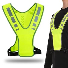 VONJUMA Giubbotto Catarifrangente Gilet Riflettente Alta Visibilità (l6g)