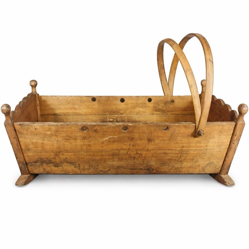 Culla antica legno vintage - antica,