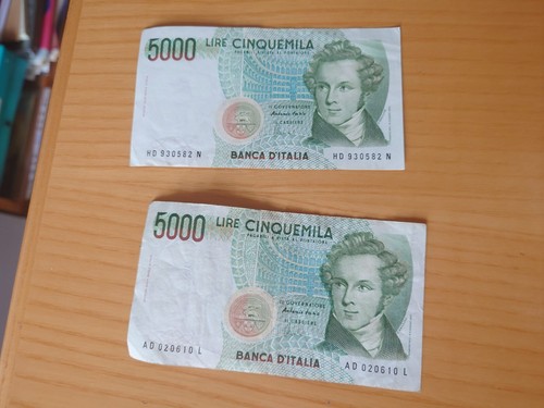 5000 lire bellini set - 5000,